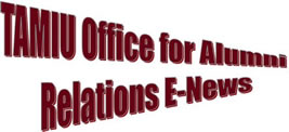 TAMIU Office for Alumni Relations E-News Logo