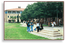 Students on campus