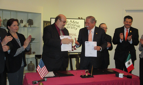 Signing of MOA with Governor of Tamaulipas