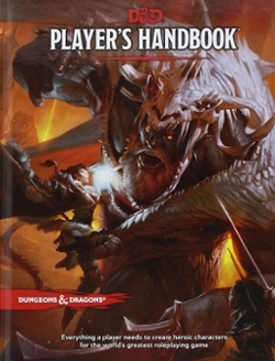 The cover of the Dand D players manual.