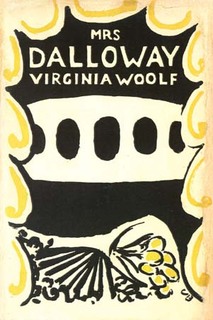 The cover of Mrs. Dalloway as designed by Virginia Woolf's sister, artist Vanessa Bell