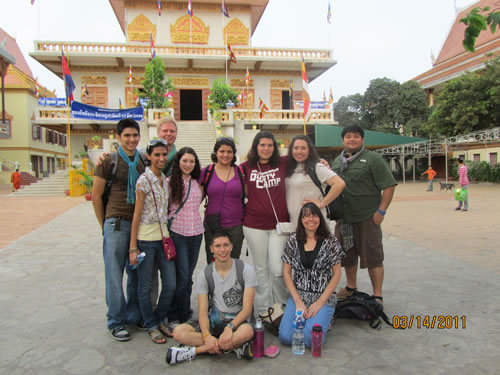 Fran Bernat in Cambodia