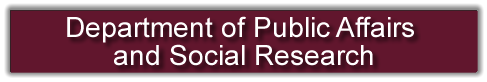 Public Affairs and Social Research Banner