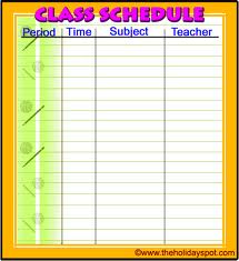 Class Schedules for PASR