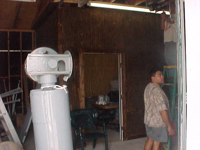 Radar pedestal and radar room