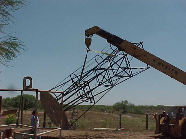 Working on the tower