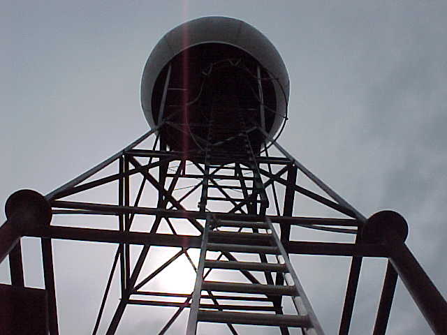 Working on the tower
