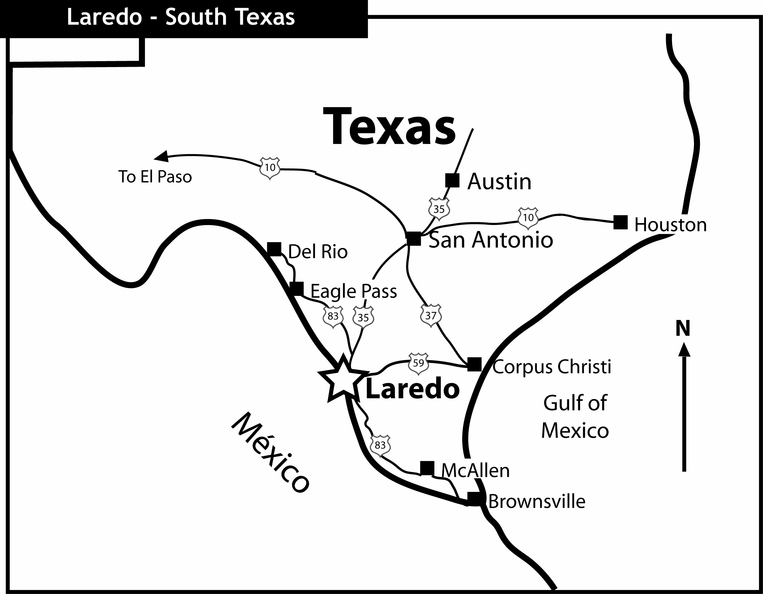 Laredo Texas Map