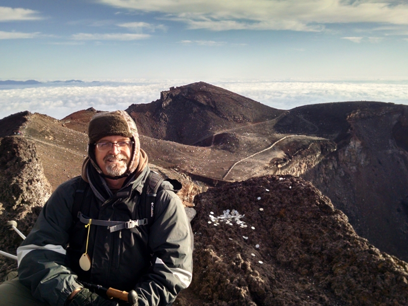 David E. Allen at Mt. Fuji