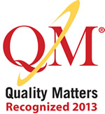 QM Recognized Courses for the 2013 Fiscal Year Logo