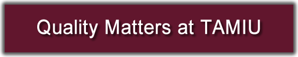 Quality Matters Banner