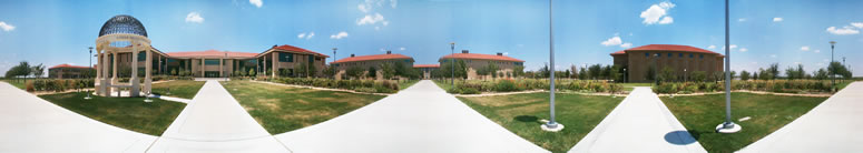 Panoramic view of the TAMIU Student Center.