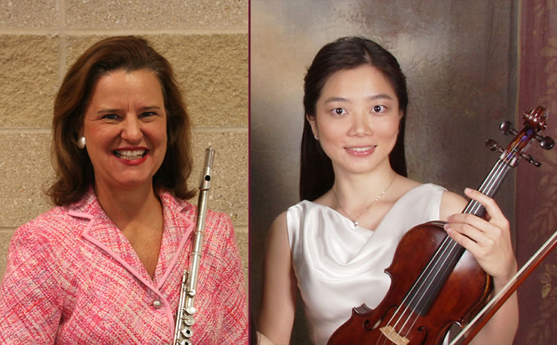 Susan Berdahl (left) and Dr. Yu-Mei Huang (right)