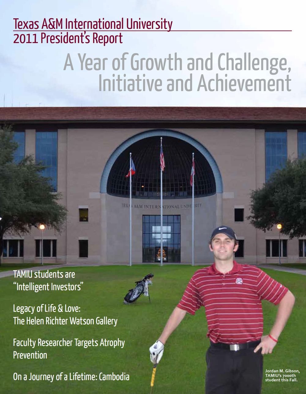 2011 President's Report Cover