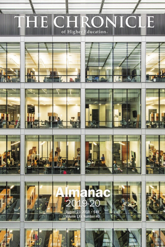 Cover photo of The Chronicle of Higher Education 2019 Almanac