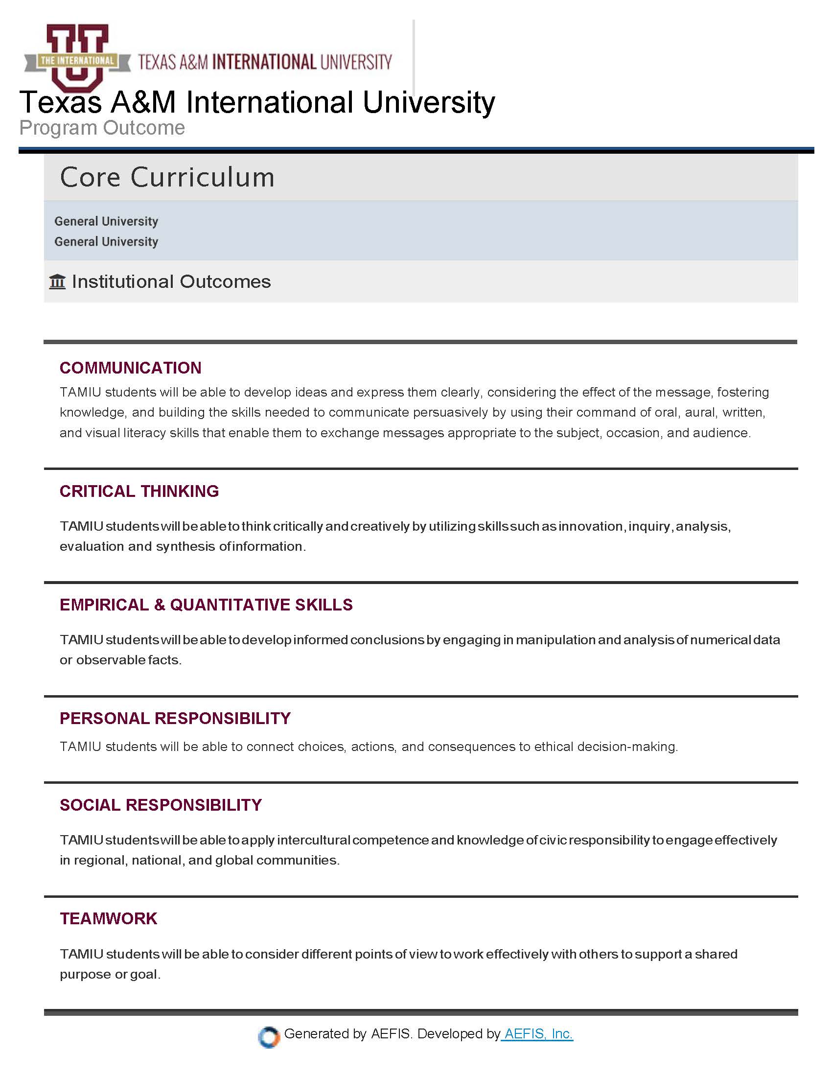 CC Outcomes