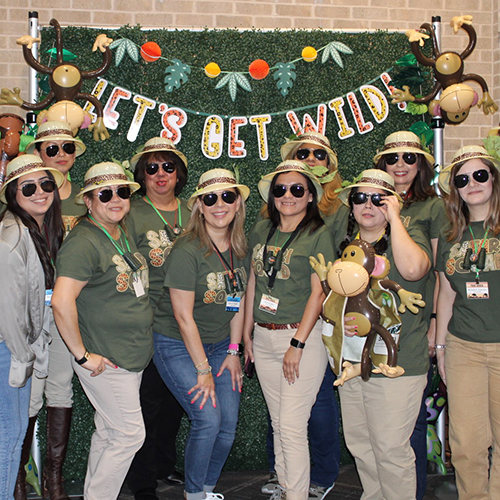 Employees during TAMIU Enrichment Day Event