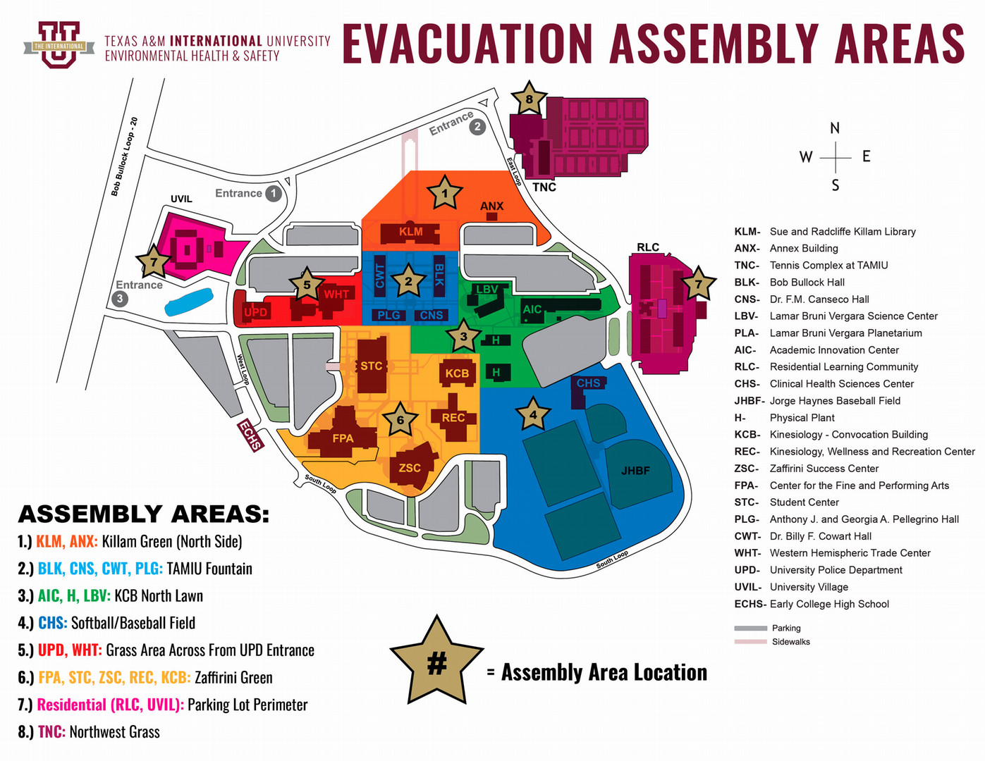 Emergency Assembly Areas