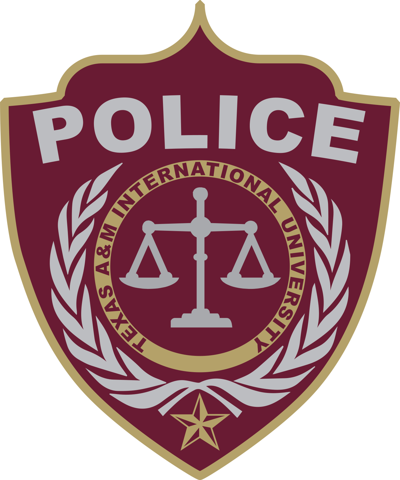 TAMIU Police Department badge