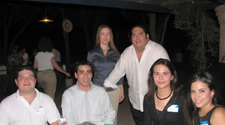 Marco Montemayor, Jorge Morales, Valerie Tijerina, Tanni Villarreal, Standing - Erick Hinojosa and Javier Reyes