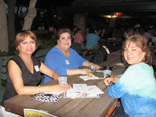 Marta Esparza, Sara Hinojosa and Lupita R. Canales