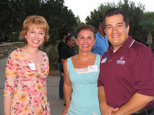 Imelda Navarro, Patty McBain and Marcus Moreno