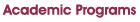 Academic Programs