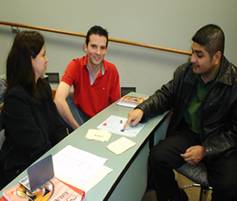 ESL students in classroom