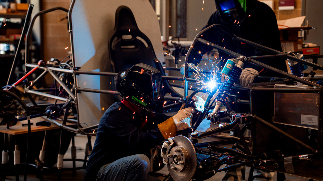 Engineering Student Welding 