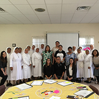 School Counselling students with the Congregation of Sisters