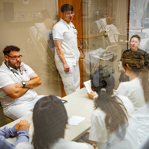 Nursing students meeting