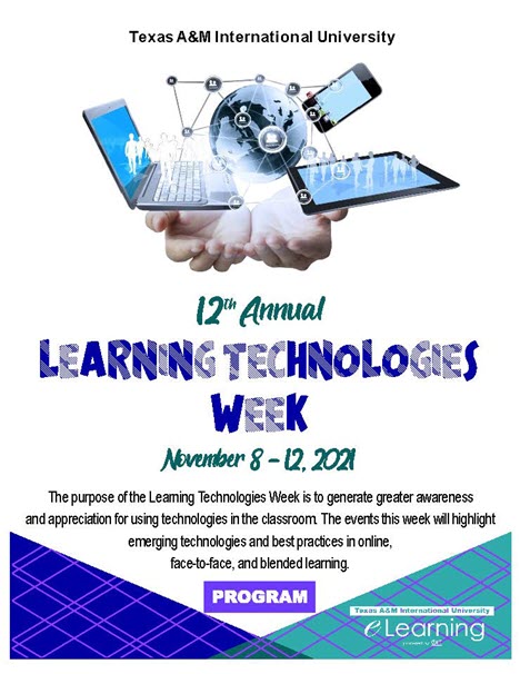 Learning Technologies Week Program Cover