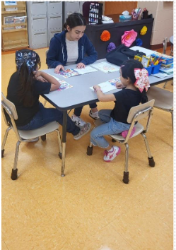 Eva tutoring at Bruni