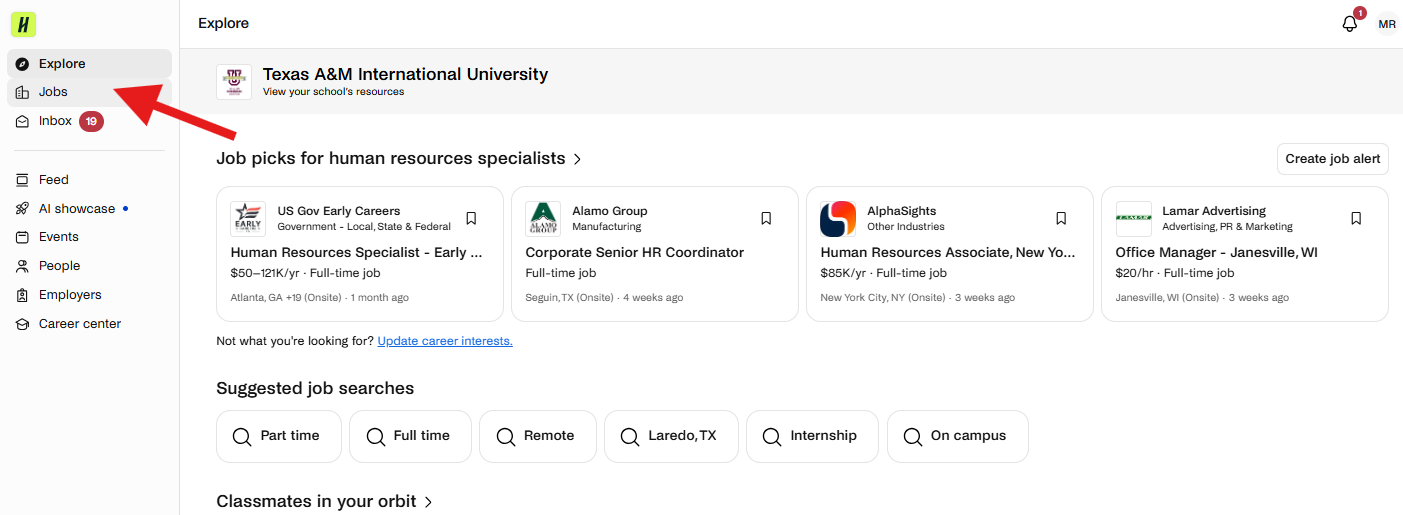 Handshake homepage