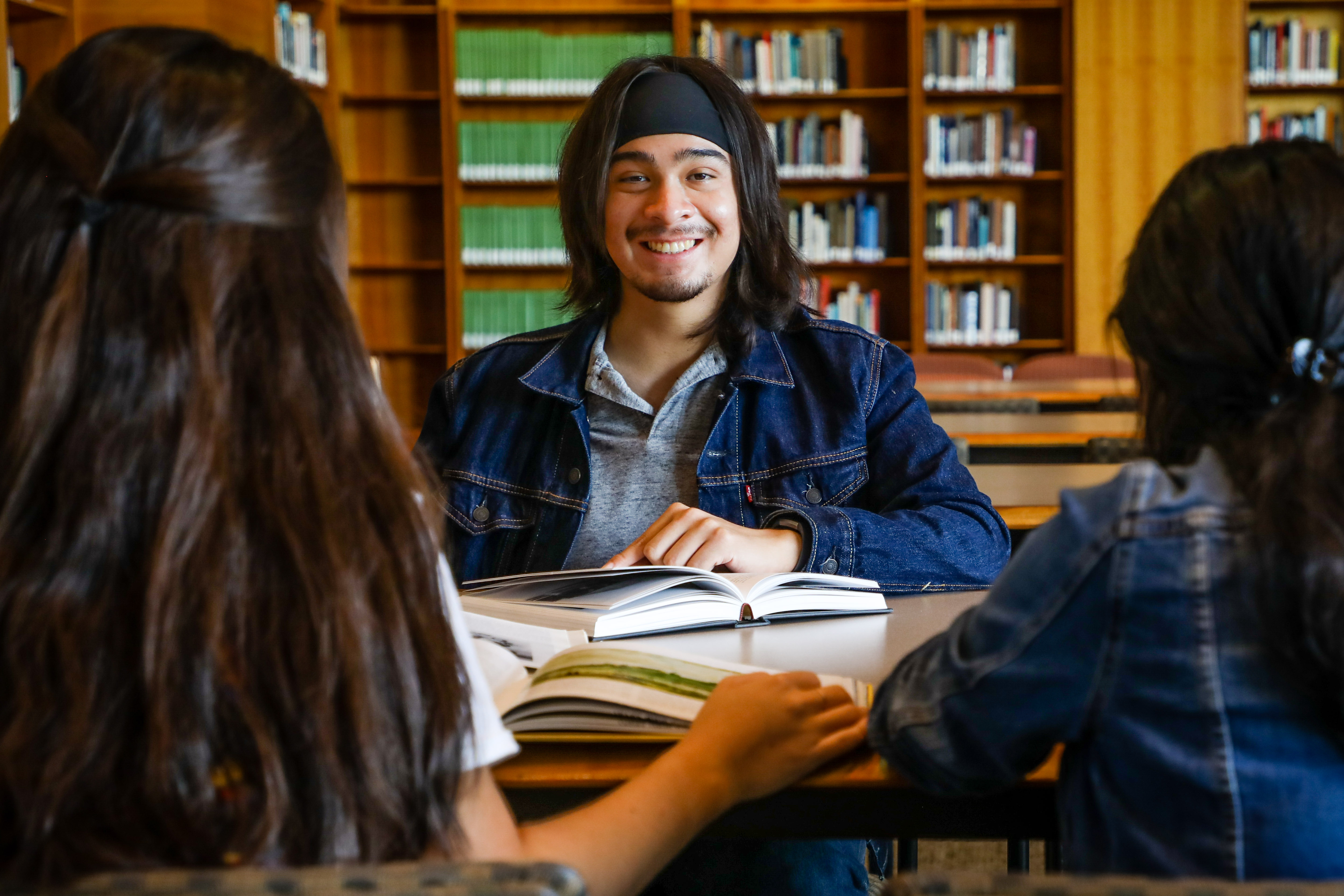 Student in the Great Room