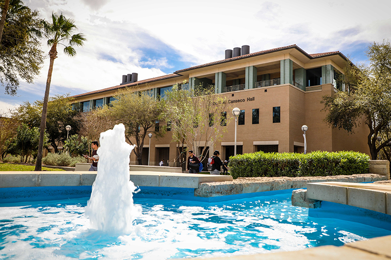 TAMIU Fountain