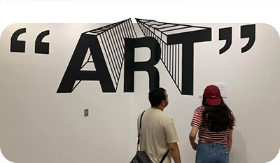 Art in Blocky Letters