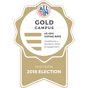 Gold Campus Voting Designation Logo