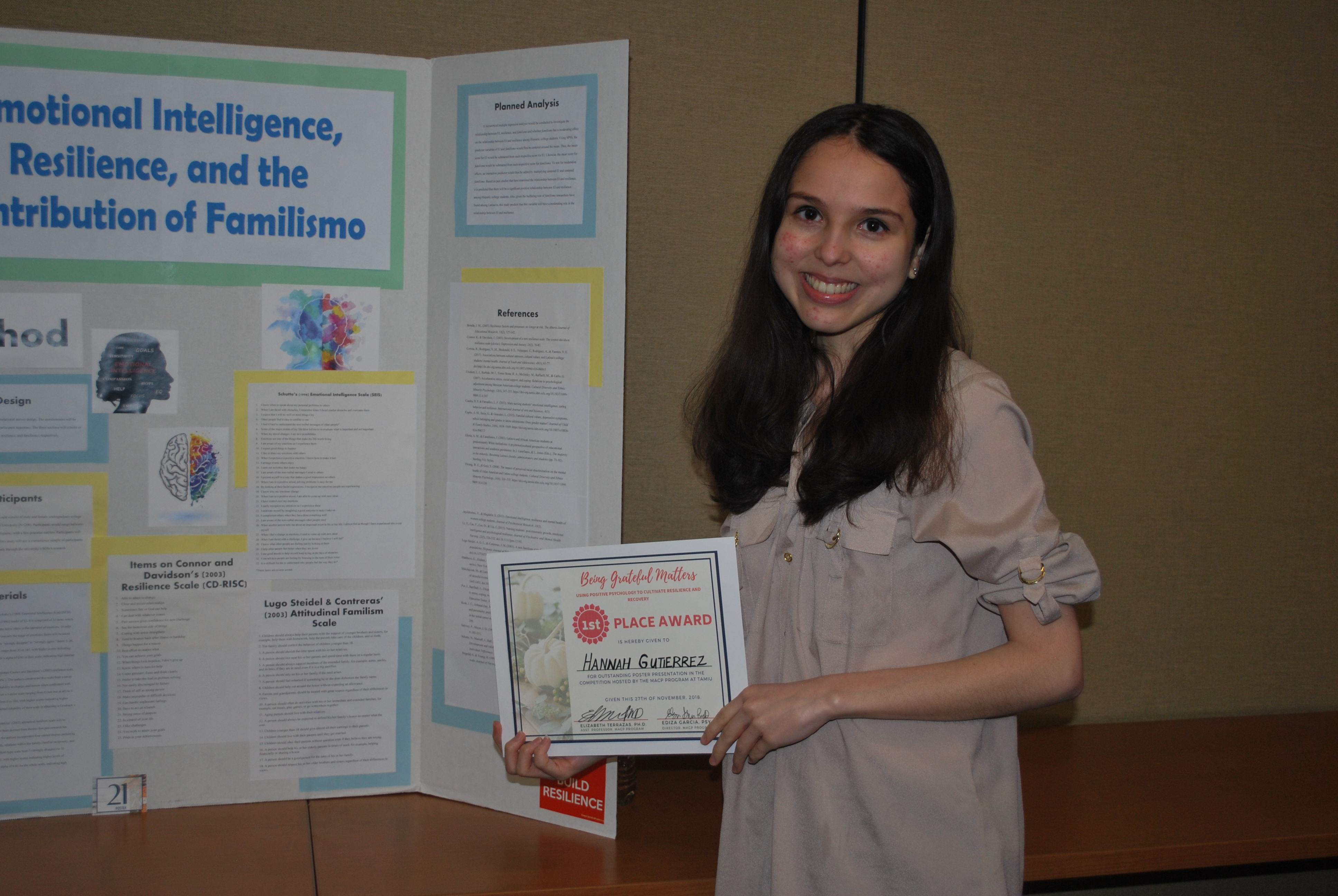 TAMIU Being Grateful Matters Poster Winner