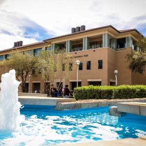 The College of Nursing and Health Sciences Building Exterior