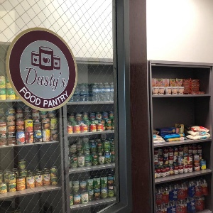 Dusty Pantry Door Display