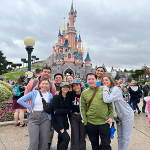 Study Abroad Group in Disneyland Paris