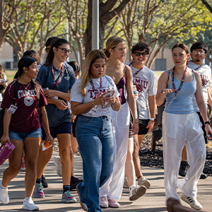 Students Walking