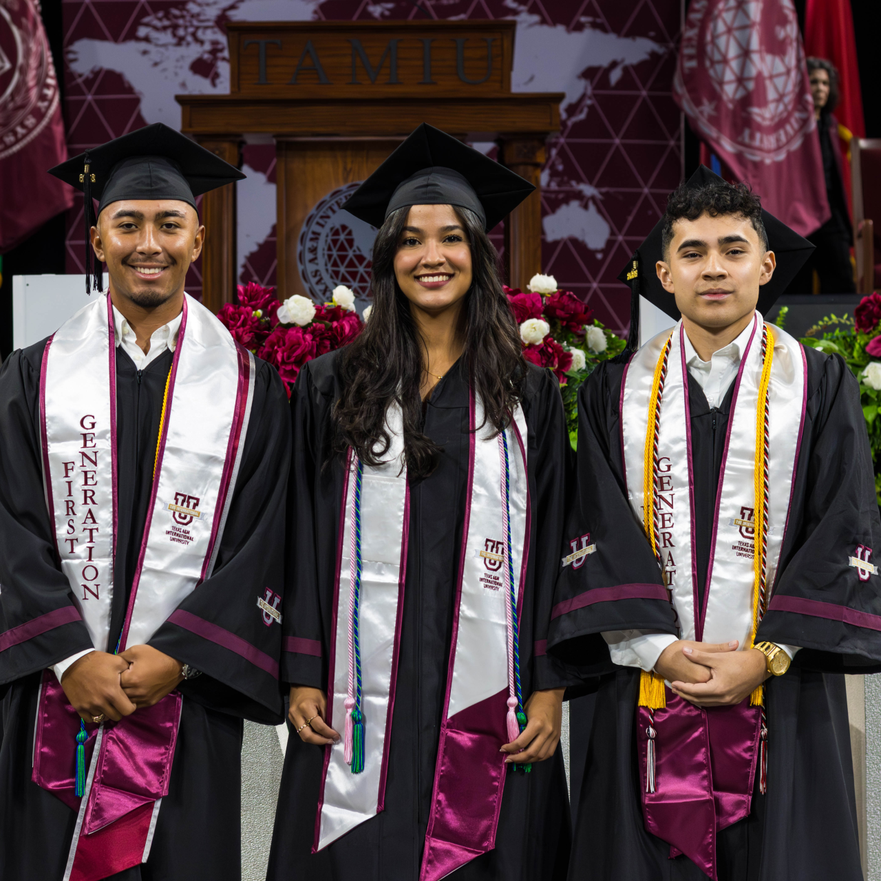 Alan Vielma, Grecia Morales and Miguel Nieto 