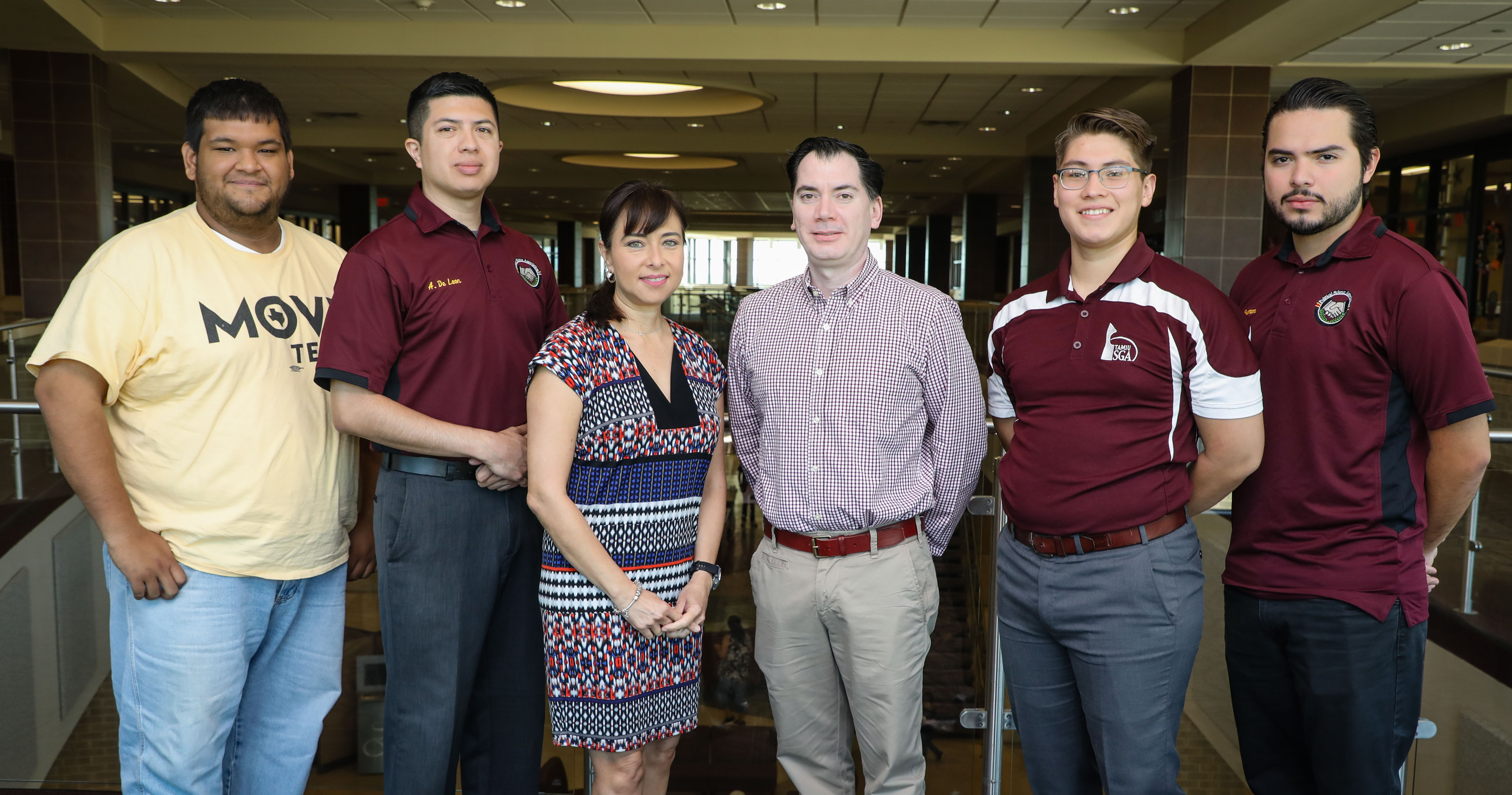 Students involved in voting initiative.