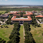 Aerial view of Ceremonial Entrance