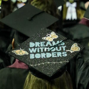 Decorated graduation cap