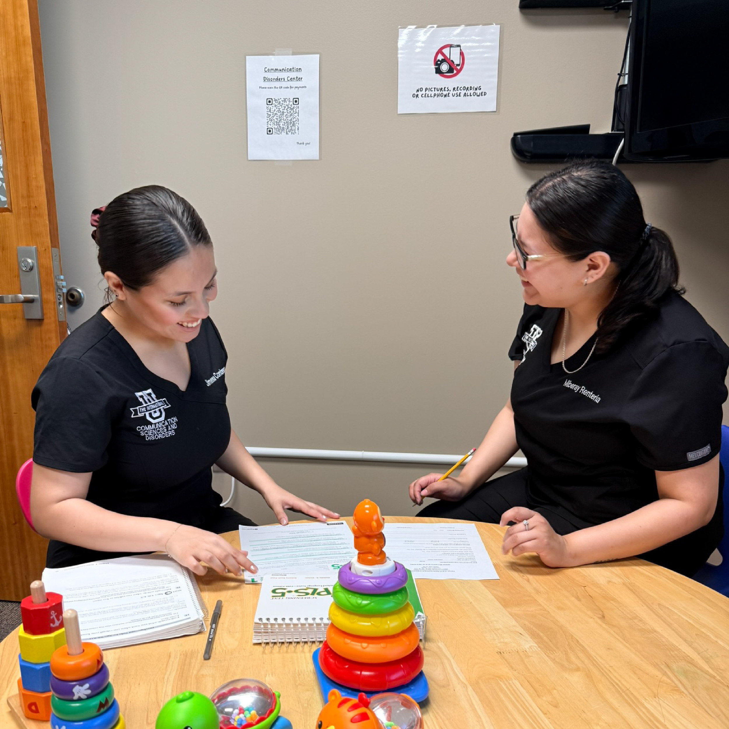 TAMIU CSDO Students Review Clinical Findings