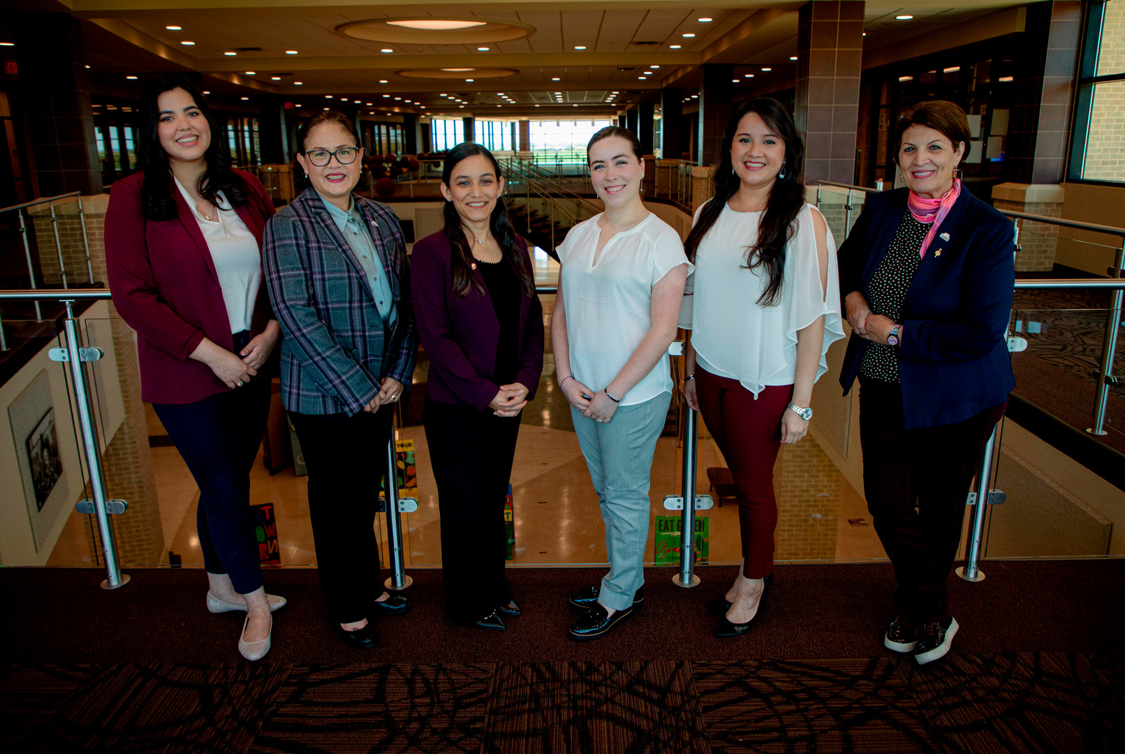 Pictured, from L - R is Mariana Rodriguez, Dr. Maria de Lourdes Viloria, Cihtlalli Perez, Lourdes Boardman, Ana Maria Vargas and Dr. Lola Norris.
