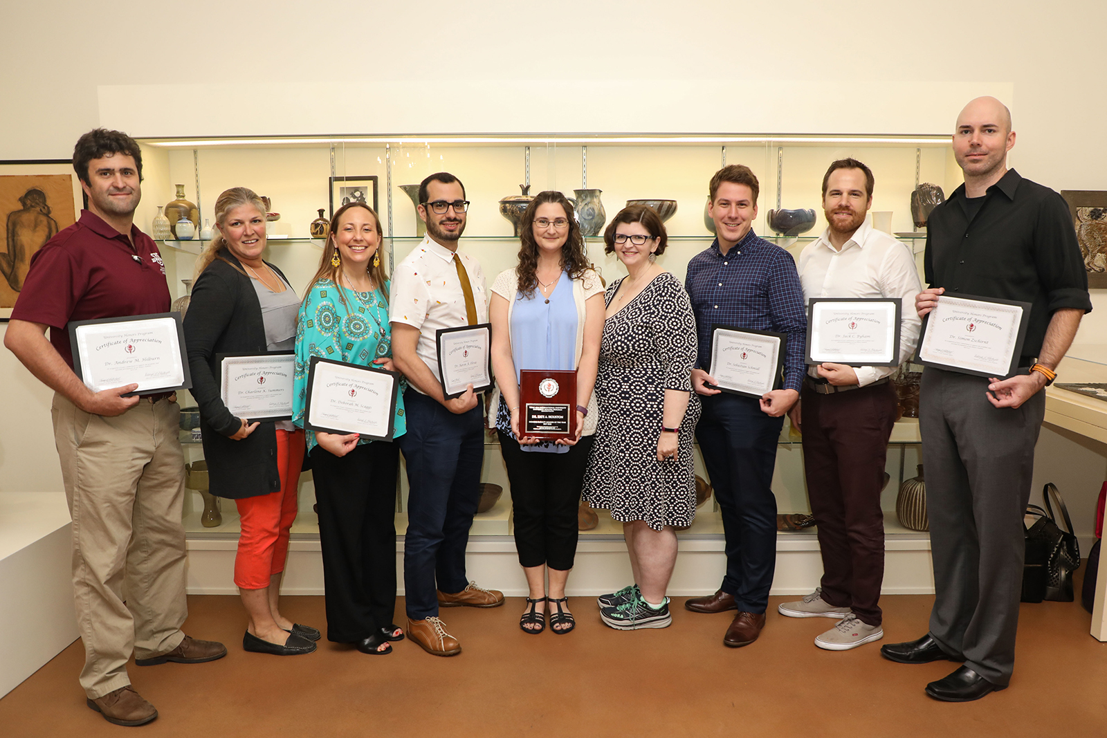 2018 University Honors Program Faculty 